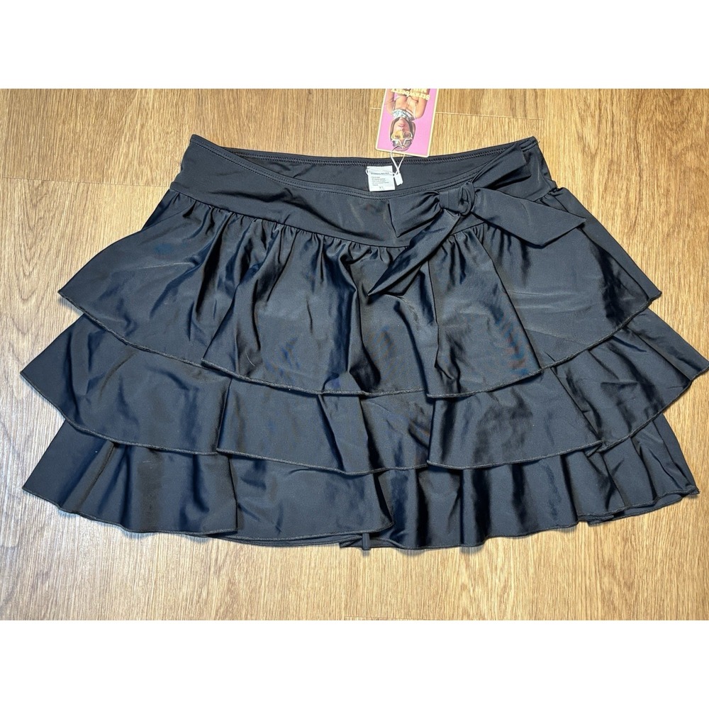 Strawberry Milk MOB Women's Ruffle Skirt XL Cute Flowy Layered Summer Fashion
